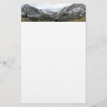 Driving Through the Snowy Sierra Nevada Mountains Stationery