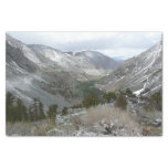Driving Through the Snowy Sierra Nevada Mountains Tissue Paper