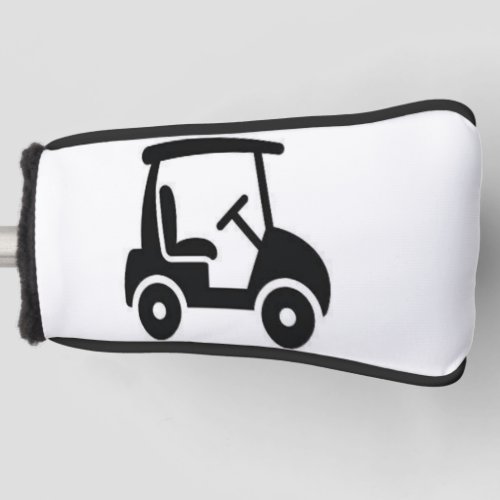 Driving to the green golf head cover