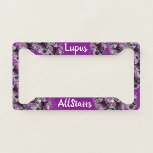 Driving with Butterflies License Plate Frame