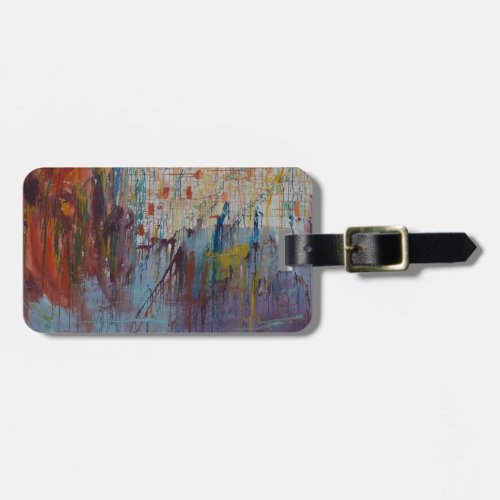 Drizzled Luggage Tag