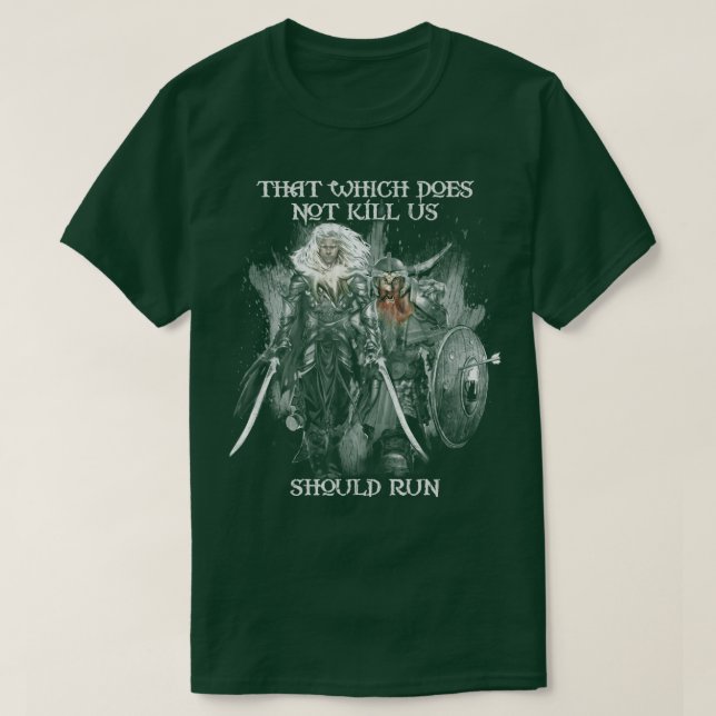 Drizzt DoUrden and Bruenor Battlehammer T-Shirt (Design Front)
