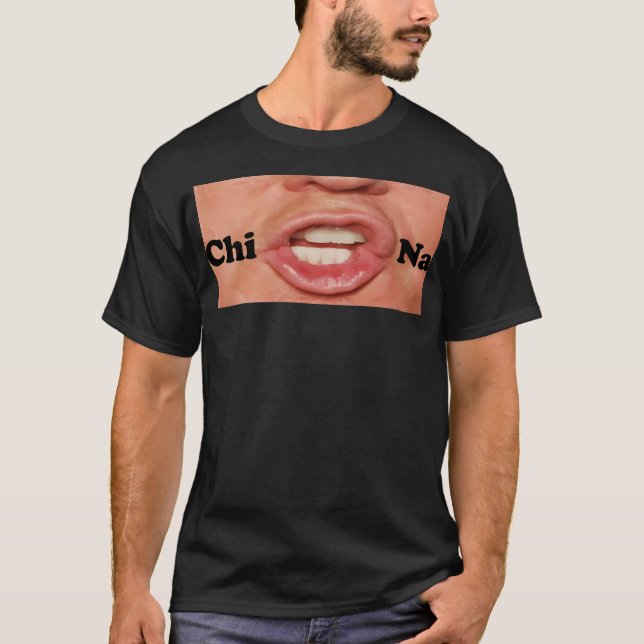 Drle Chine Donald Trump Meme Impression Rigide T-Shirt (Front)