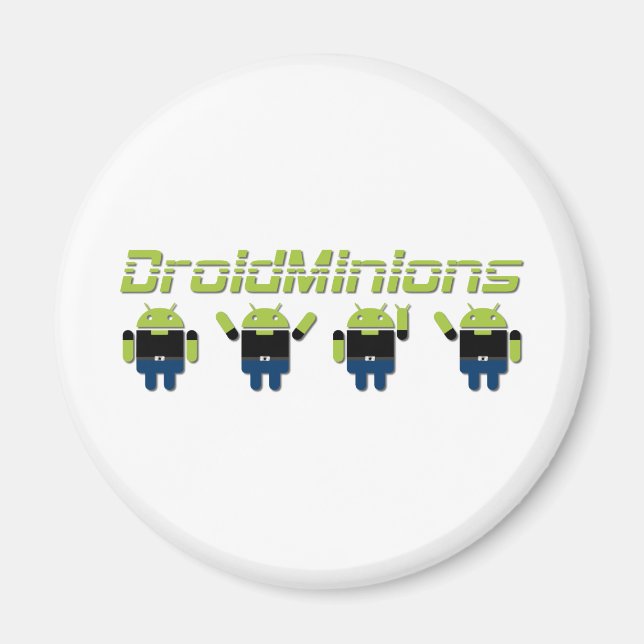 Droid Minions Magnet (Front)