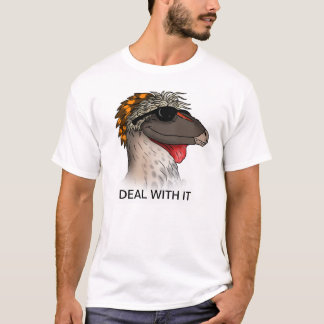 Dromaeosaur deal with it T-Shirt
