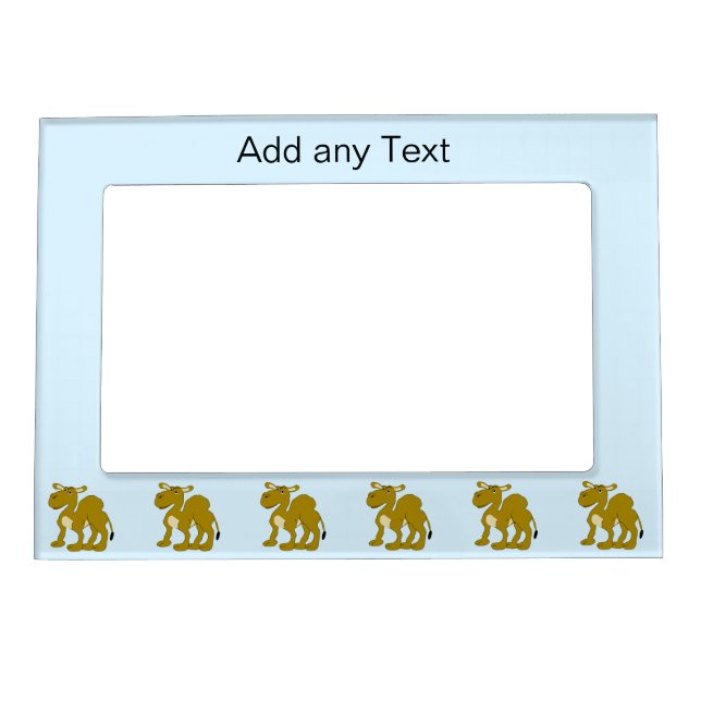 Dromedary Camel Design Personalised Magnetic Frame (Front)