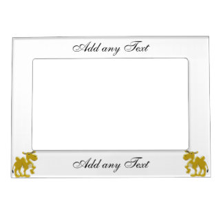 Dromedary Camel Design Personalised Magnetic Photo Frame