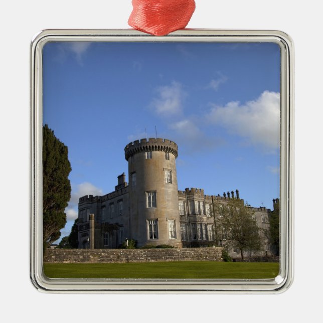 Dromoland Castle Hotel in Metal Ornament (Front)