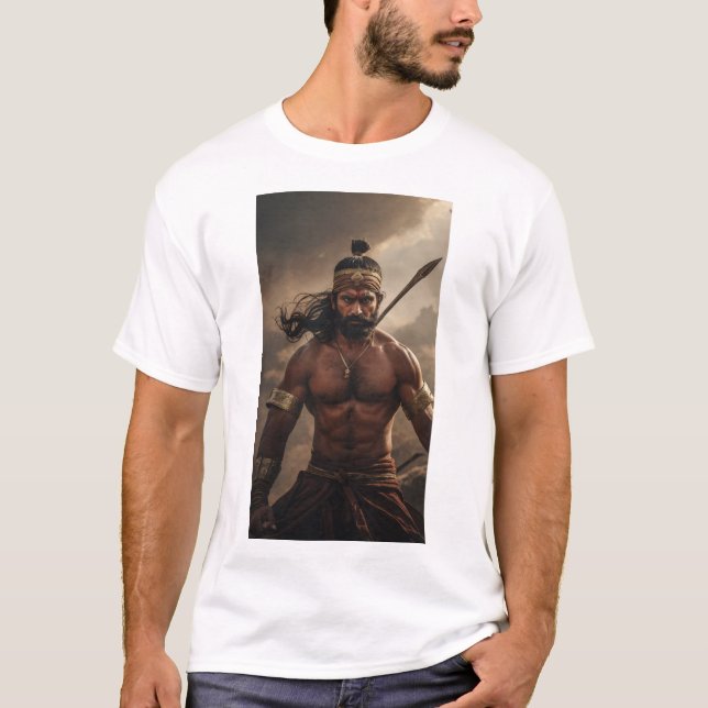 Dronacharya: Guru of Mahabharata T-Shirt (Front)