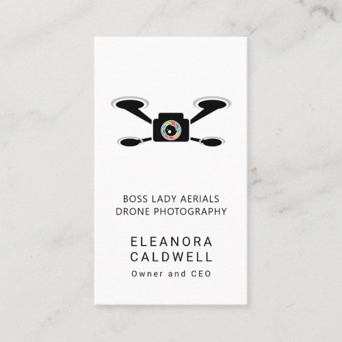 Drone Aerial Photography Logo Business Card