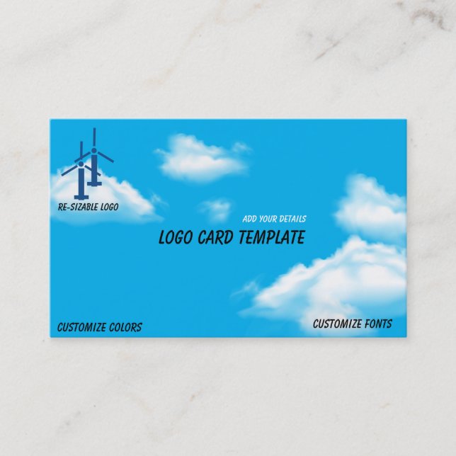 Drone Aeronautical Chart Pilot Clouds Business Card (Front)