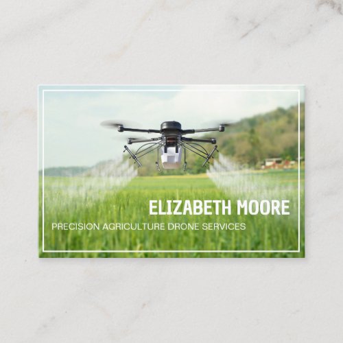 Drone Agriculture Services Business Card