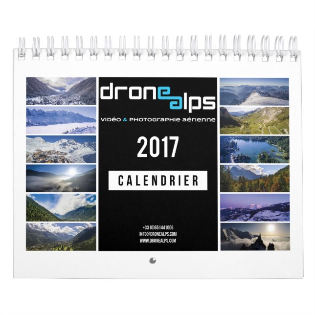Drone Alps 2017 Calendar (Cover)