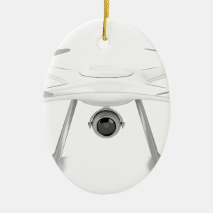 Drone Ceramic Ornament