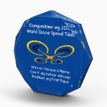 Drone competition speed trials award trophy<br><div class="desc">Professional series: A great looking trophy / award for a drone-based competition. Customise with the competition name,  winner,  event and position to make it right for your competition.</div>