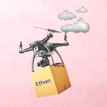 Drone Custom Name Wall Decal