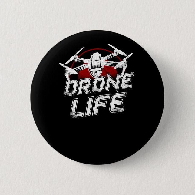 Drone Drone Life Pilot Button (Front)