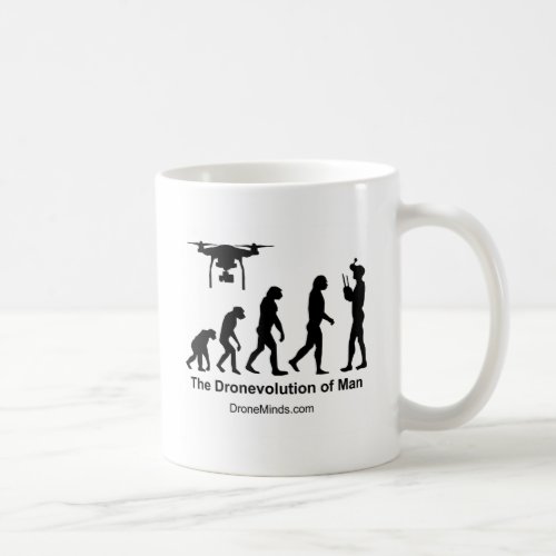Drone Evolution of Man Coffee Mug