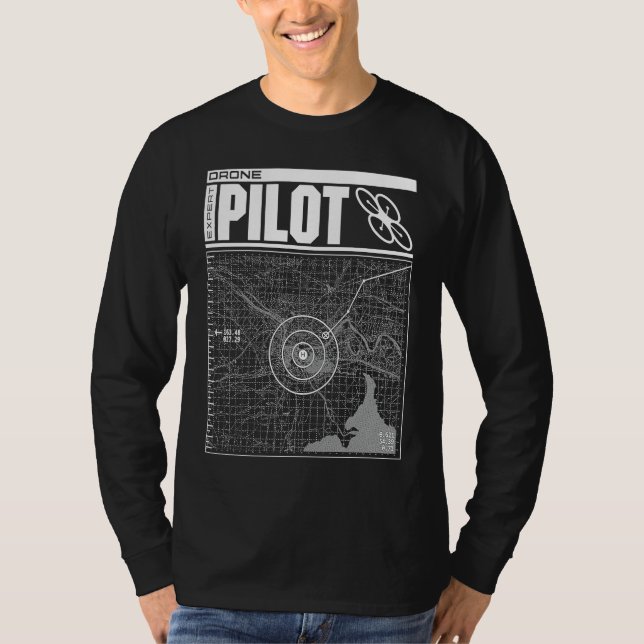 Drone Expert Pilot T-Shirt (Front)