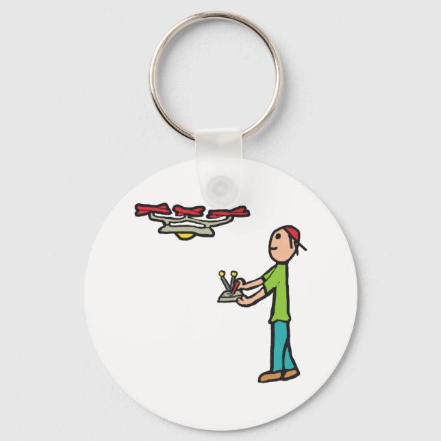 Drone Flying Keychain (Front)
