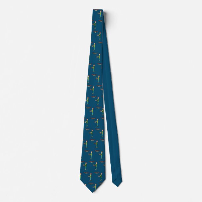 Drone Flying Neck Tie (Front)