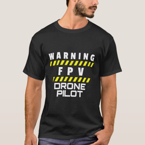 Drone Flying Quadrocopter Remote Control Fpv Racin T_Shirt