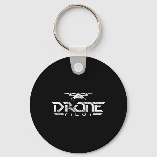 Drone Gift Quadcopter  Keychain (Front)