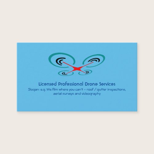Drone Inspection and Video Service, Pilot Operator Business Card