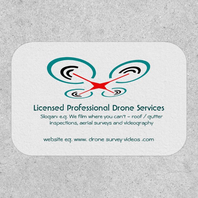 Drone Inspection and Video Service, Pilot Operator Patch (Front)