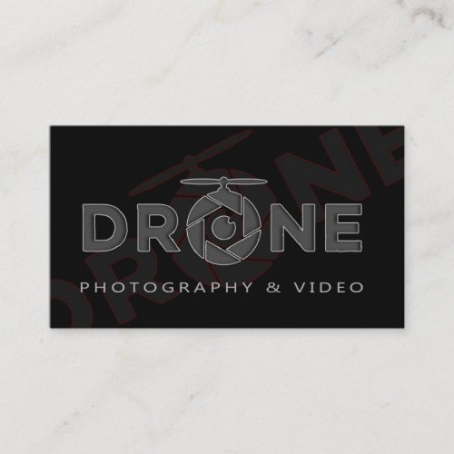 Drone Photo Video Business Card