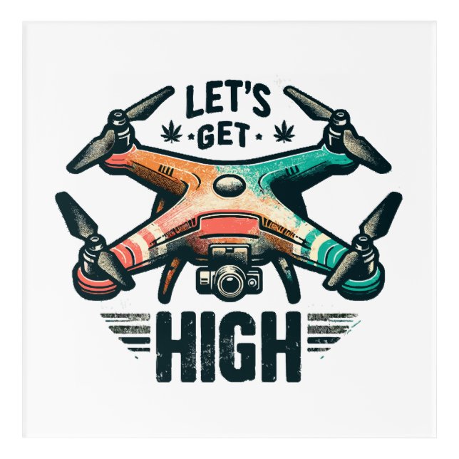Drone Pilot Acrylic Print (Front)