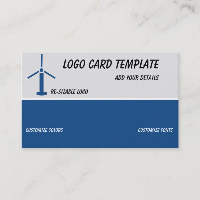 Drone Pilot Air Turbines Chart Symbol Business Card (Front)