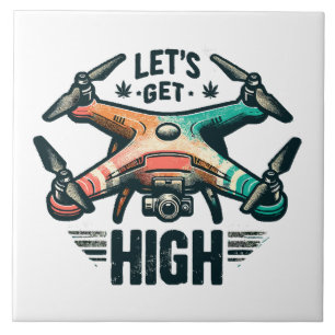 Drone Pilot Ceramic Tile