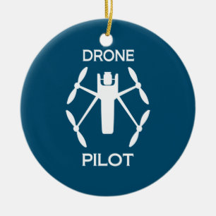 Drone Pilot Classes Ceramic Ornament