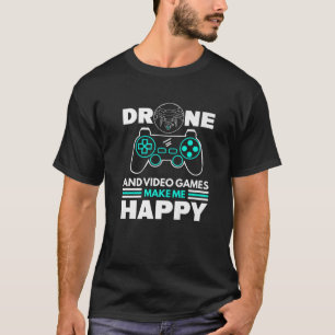 Drone Pilot Gamer Outfit For RC Racing Quadcopter T-Shirt