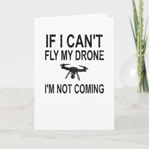 Drone Pilot Gifts Drone Lover Quadcopter FPV Race Card