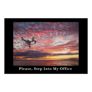 Drone Pilot Office Poster
