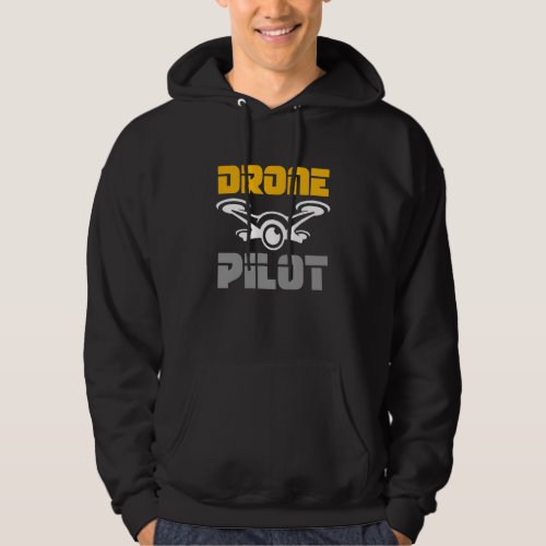 Drone Pilot Quadcopter Fvp Race Flight Operator Hoodie