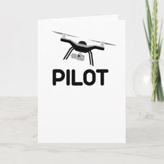 Drone Pilot UAS UAV Unmanned Aerial Vehicle Card