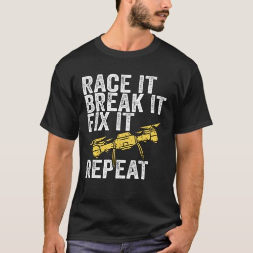 Drone Quadcopter Multicopter Pilot Racing Gift T_Shirt