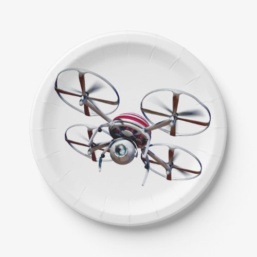 drone quadrocopter paper plates