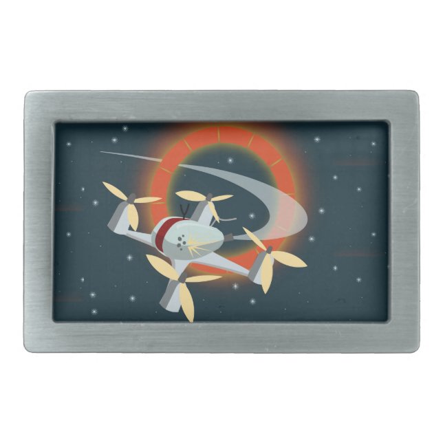 Drone Racing Belt Buckle (Front)