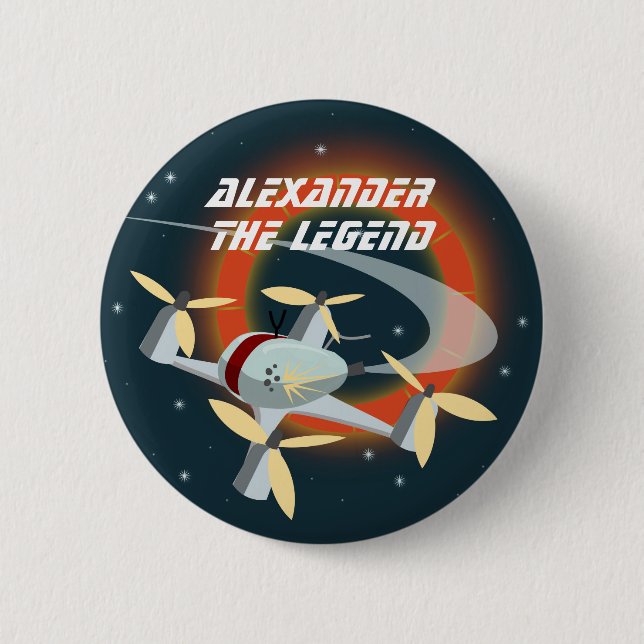 Drone Racing Button (Front)