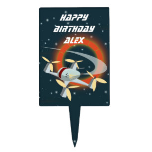 Drone Racing Cake Topper
