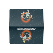 Drone Racing Checkbook Cover (Open)