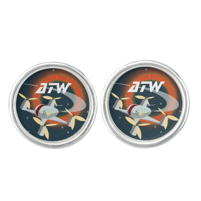 Drone Racing Cufflinks (Front)