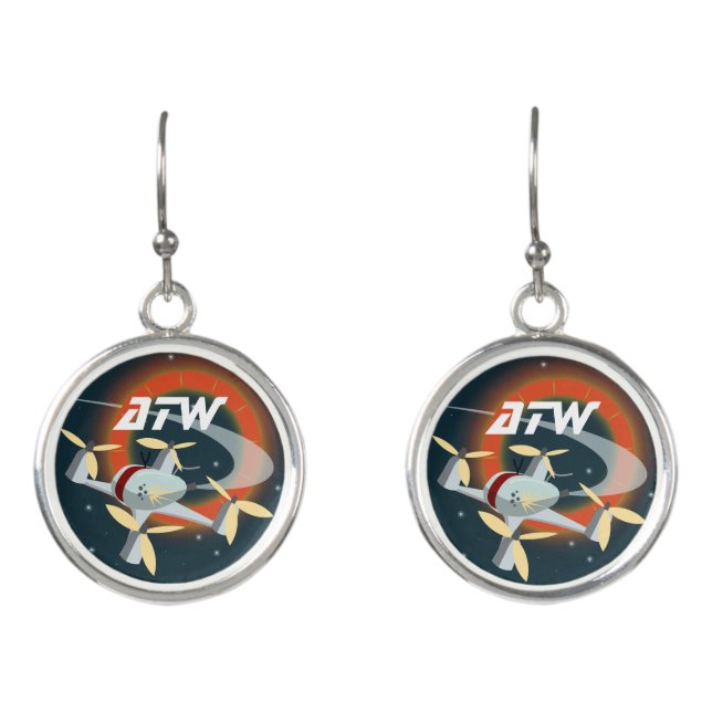 Drone Racing Earrings (Front)