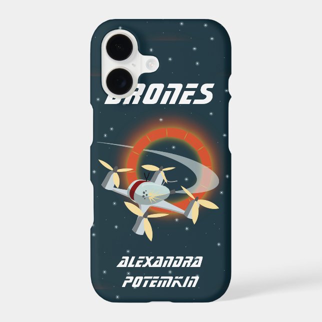 Drone Racing Iphone Case (Back)