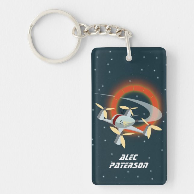 Drone Racing Keychain (Front)