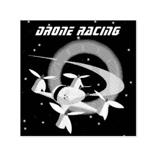 Drone Racing Self-inking Stamp